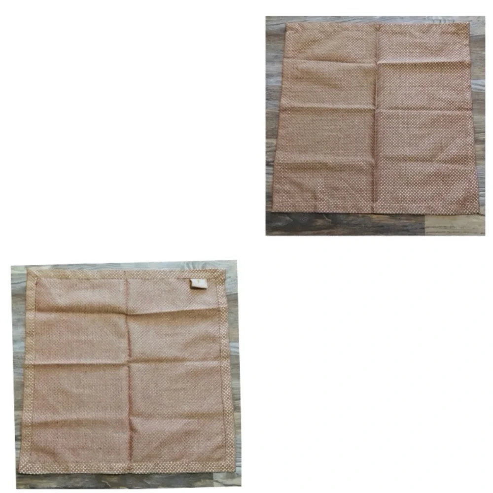 Waterford Wine and Gold Cloth Basketweave Napkins set of 11